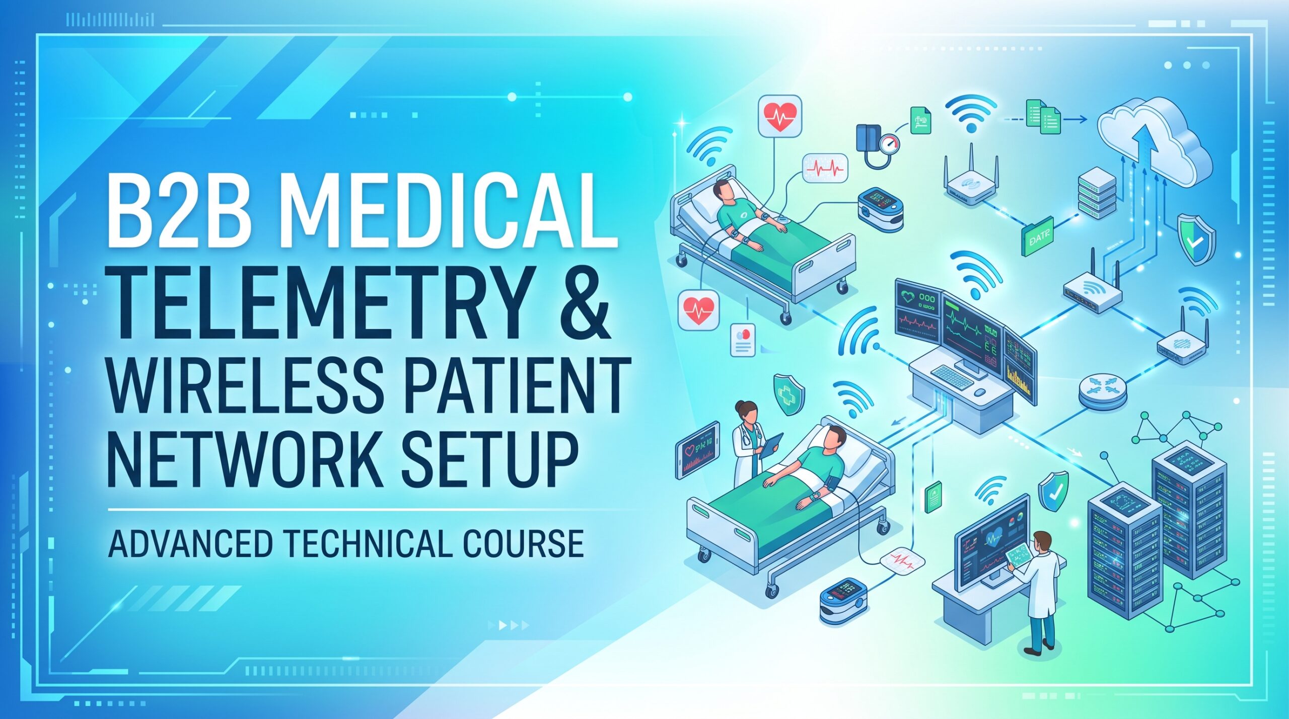 B2B Medical Telemetry & Wireless Patient Network Setup