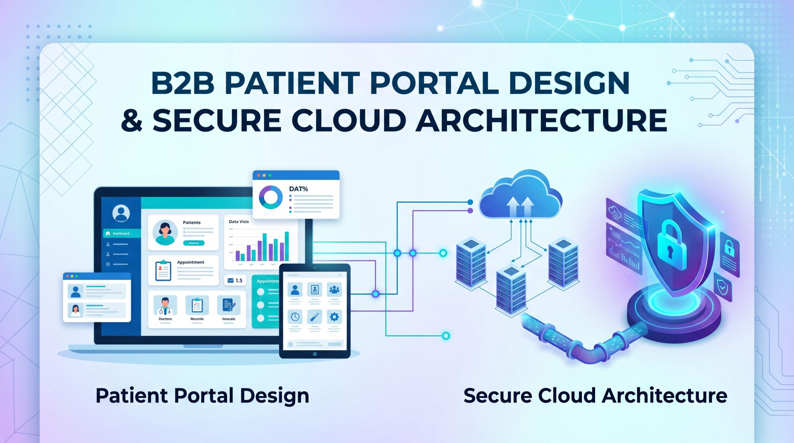 B2B Patient Portal Design & Secure Cloud Architecture